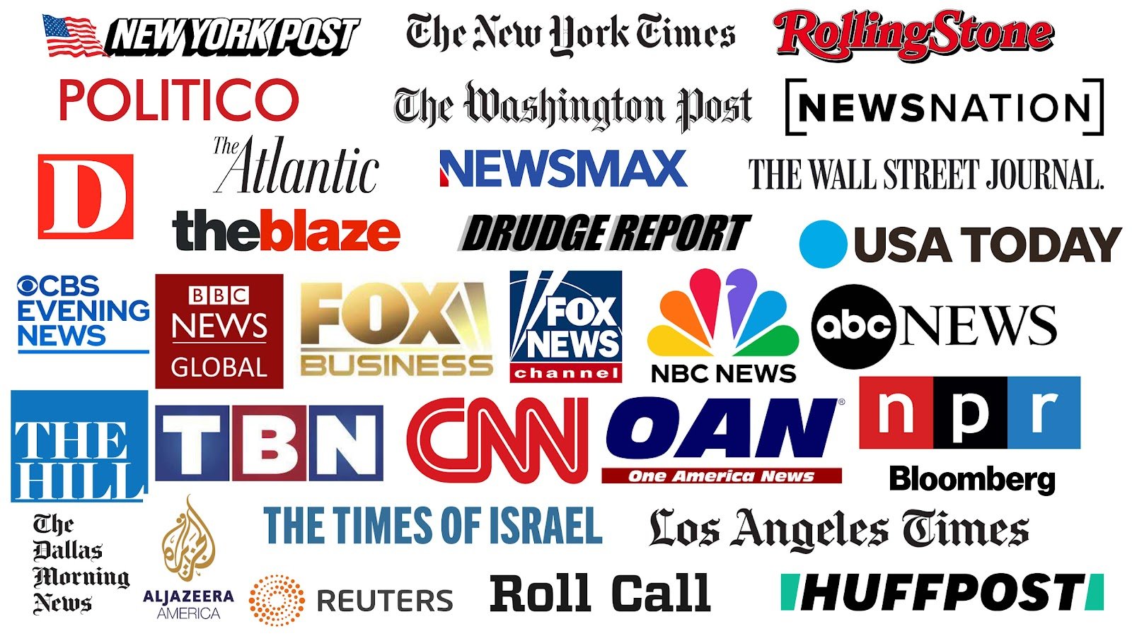 Logos of news outlets that have featured Dr. Chabot, including Fox News, CNN, The New York Times, The Wall Street Journal, BBC, NPR, and USA Today